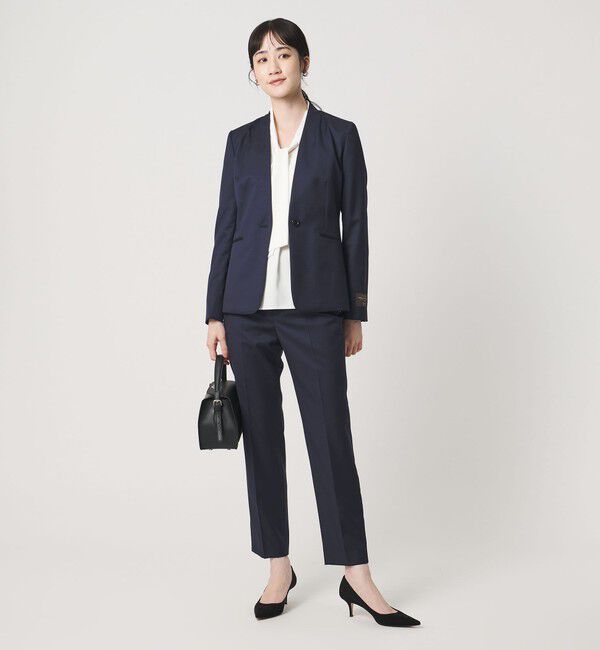 UNITED ARROWS「Vitale Barberis Canonico スリム テーパードパンツ」|スラックス|