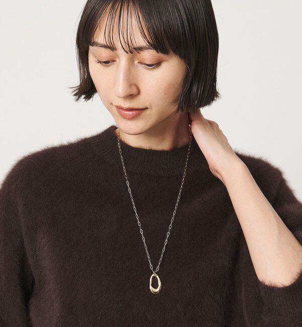 UNITED ARROWS「オーガニックトップ チェーンネックレス」|ネックレス|GOLD