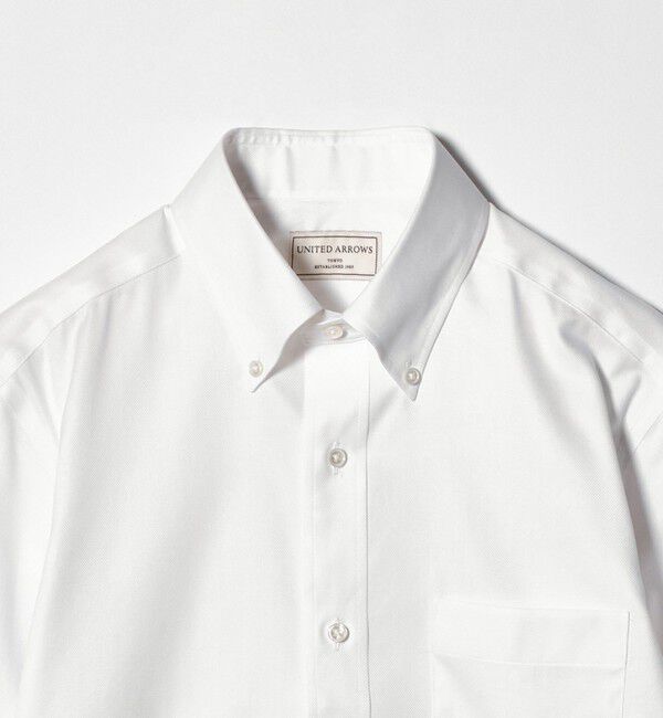 UNITED ARROWS「イージーケア AG ロイヤルオックス ボタンダウン シャツ 抗菌防臭」|シャツ・ブラウス|
