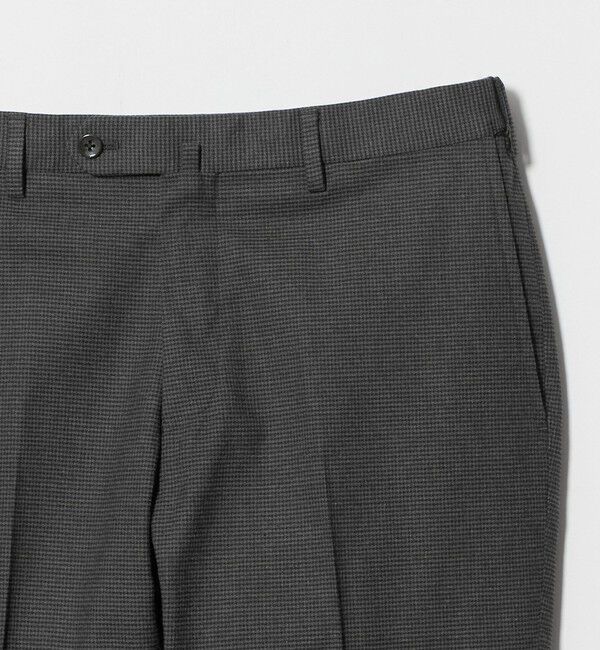 UNITED ARROWS「ハウンドトゥース サイドエクステンド ノープリーツ スラックス COMFORT EASY-MODEL」|スラックス|