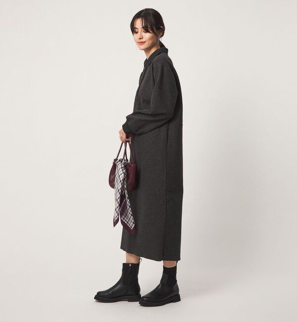 UNITED ARROWS green label relaxing「ウールライク ポロワンピース」|ワンピース|