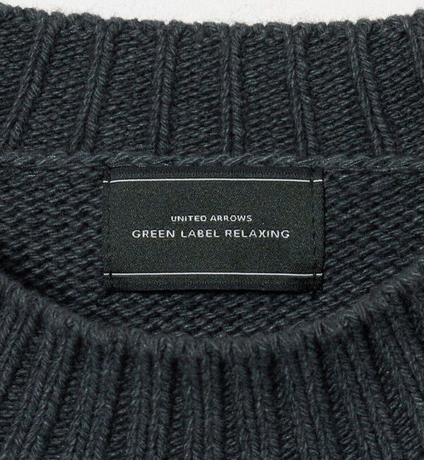 UNITED ARROWS green label relaxing「フェード サドル クルーネック ニット -ハンドウォッシャブル-」|ニット・セーター|