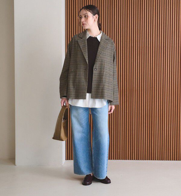 BEAUTY&YOUTH UNITED ARROWS「【WEB限定 Wardrobe DAILY MINIMAL】テーラード チェック ジャケット」|テーラードジャケット|