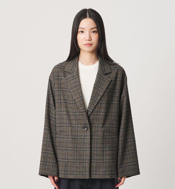 BEAUTY&YOUTH UNITED ARROWS「【WEB限定 Wardrobe DAILY MINIMAL】テーラード チェック ジャケット」|テーラードジャケット|