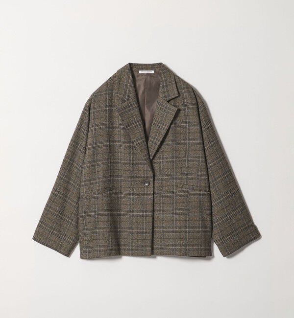 BEAUTY&YOUTH UNITED ARROWS「【WEB限定 Wardrobe DAILY MINIMAL】テーラード チェック ジャケット」|テーラードジャケット|