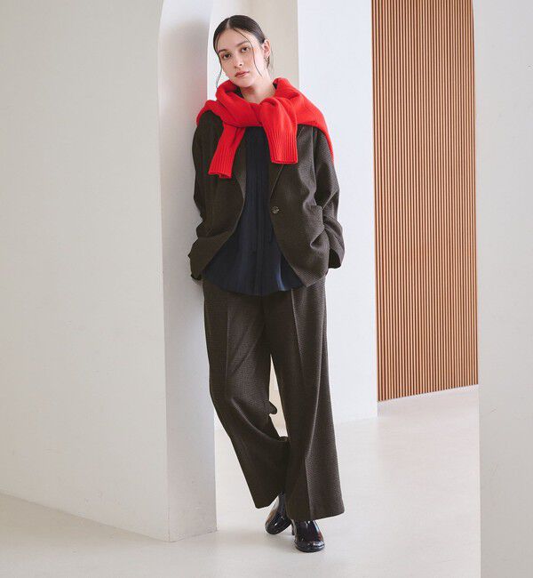 BEAUTY&YOUTH UNITED ARROWS「【WEB限定 Wardrobe DAILY MINIMAL】テーラード チェック ジャケット」|テーラードジャケット|