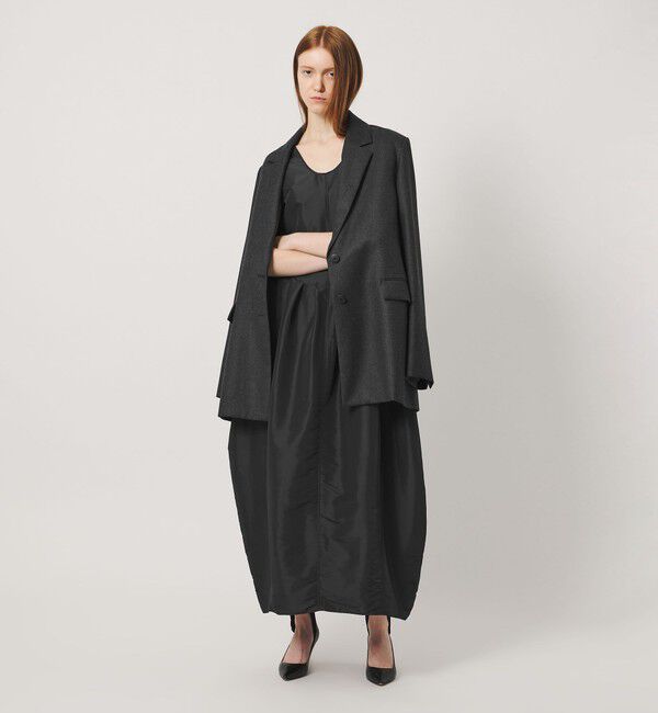 AEWEN MATOPH「＜AEWEN MATOPH＞パネルギャザー ノースリーブ ワンピース」|ワンピース|BLACK