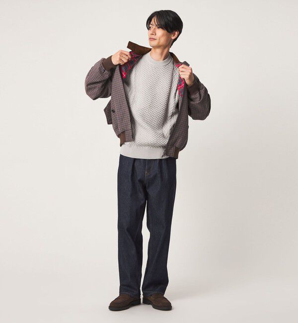 UNITED ARROWS green label relaxing「＜GIM＞アラン 7G クルーネック ニット」|ニット・セーター|