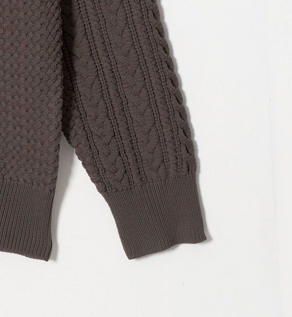 UNITED ARROWS green label relaxing「＜GIM＞アラン 7G クルーネック ニット」|ニット・セーター|