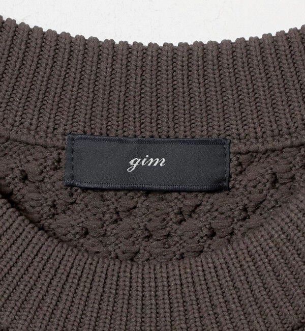 UNITED ARROWS green label relaxing「＜GIM＞アラン 7G クルーネック ニット」|ニット・セーター|