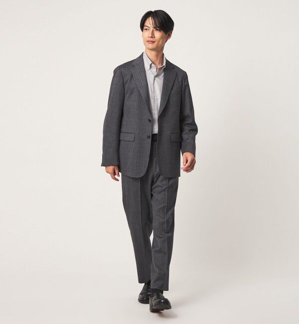 UNITED ARROWS green label relaxing「エブリット コットンツイル ブラッシュ スナップ ボタンダウン シャツ -イージーアイロン-」|シャツ・ブラウス|