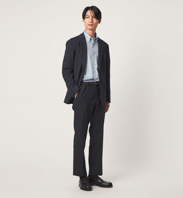 UNITED ARROWS green label relaxing「エブリット コットンツイル ブラッシュ スナップ ボタンダウン シャツ -イージーアイロン-」|シャツ・ブラウス|