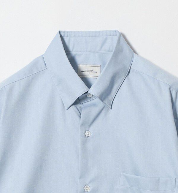 UNITED ARROWS green label relaxing「エブリット コットンツイル ブラッシュ スナップ ボタンダウン シャツ -イージーアイロン-」|シャツ・ブラウス|