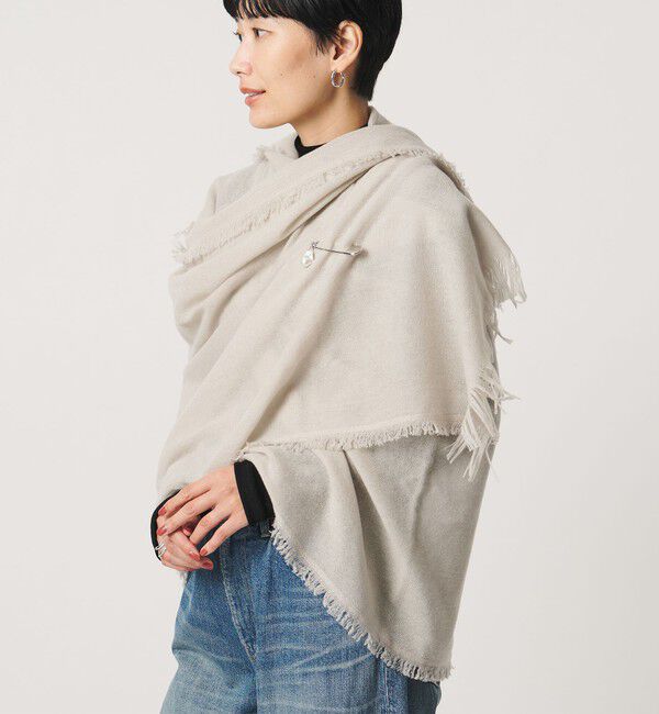 UNITED ARROWS「＜ASAUCE MELER＞カシミヤ BSKT ストール」|ストール|