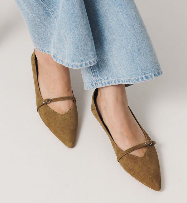 UNITED ARROWS「【別注】＜CHEMBUR＞ポインテッド メリージェーン シューズ」|その他|BEIGE