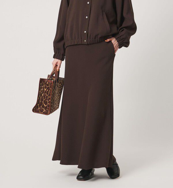 UNITED ARROWS「COMFY マーメイド スカート  ‐ウォッシャブル 防汚 UVカット‐」|フレア|