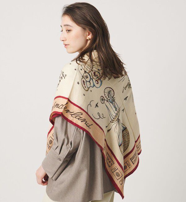 UNITED ARROWS「＜manipuri＞W/SI 26FW ストール2」|ストール|