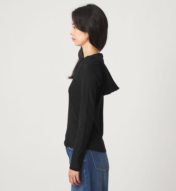 UNITED ARROWS green label relaxing「チュール シアー フード プルオーバー カットソー」|Tシャツ・カットソー|