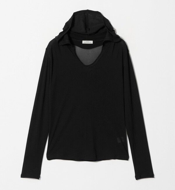 UNITED ARROWS green label relaxing「チュール シアー フード プルオーバー カットソー」|Tシャツ・カットソー|