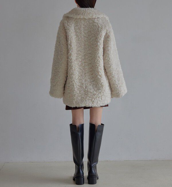 EMMEL REFINES「＜EMMEL REFINES＞EM カーリーボア ミディアム コート」|その他|