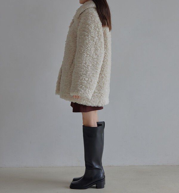 EMMEL REFINES「＜EMMEL REFINES＞EM カーリーボア ミディアム コート」|その他|