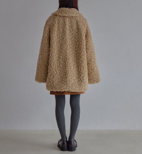 EMMEL REFINES「＜EMMEL REFINES＞EM カーリーボア ミディアム コート」|その他|