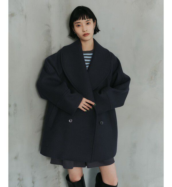 EMMEL REFINES「＜EMMEL REFINES＞EM ショールカラー ダブルボタン コート」|その他|