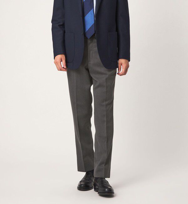 UNITED ARROWS green label relaxing「TWPU ツイル スタンダード アジャスター スラックス」|スラックス|MD.GRAY