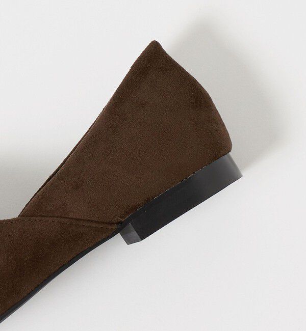 UNITED ARROWS green label relaxing「スクエアトゥ フラットシューズ」|ローファー|