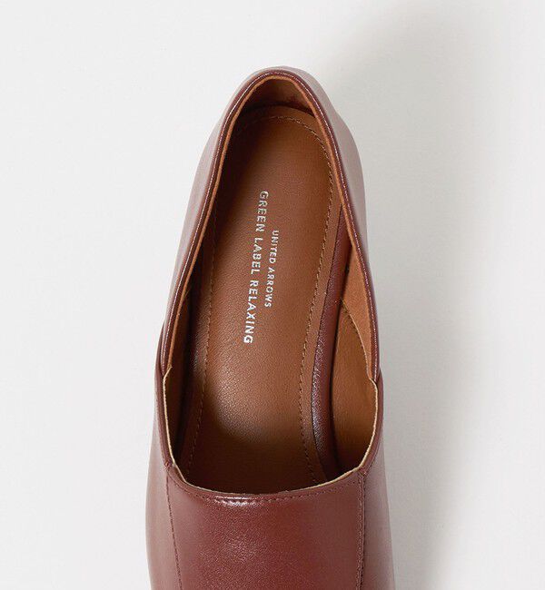 UNITED ARROWS green label relaxing「スクエアトゥ フラットシューズ」|ローファー|