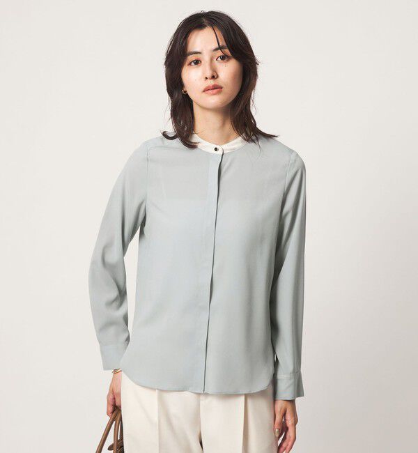 UNITED ARROWS green label relaxing「バイカラー シャツ」|シャツ・ブラウス|