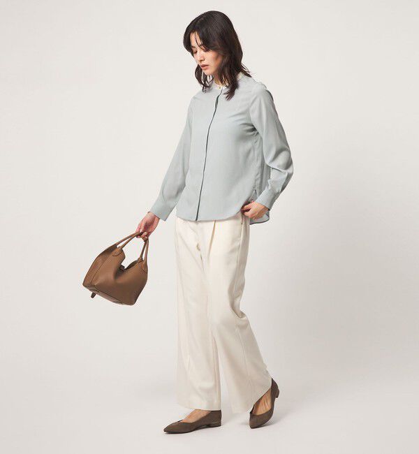 UNITED ARROWS green label relaxing「バイカラー シャツ」|シャツ・ブラウス|
