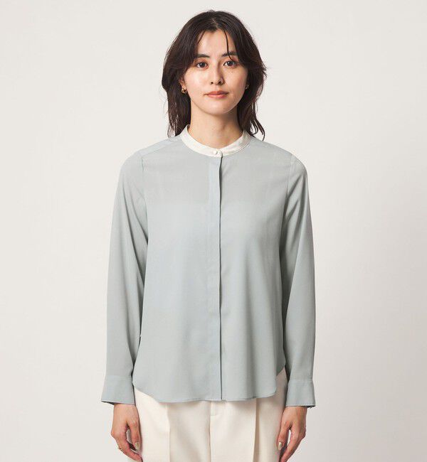 UNITED ARROWS green label relaxing「バイカラー シャツ」|シャツ・ブラウス|