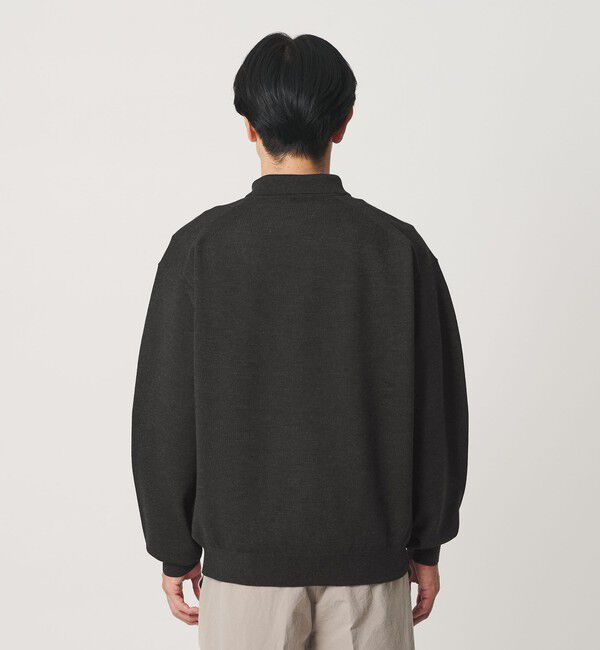 BEAUTY&YOUTH UNITED ARROWS「ハイブリッド ウール ハーフジップ ポロニット ウォッシャブル」|ニット・セーター|