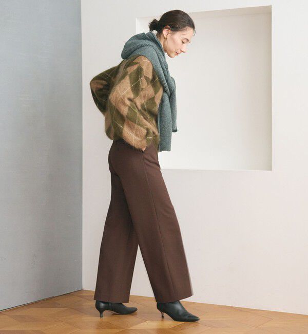 BEAUTY&YOUTH UNITED ARROWS「＜Arrum＞レザー ポインテッド ショートブーツ」|ロングブーツ|