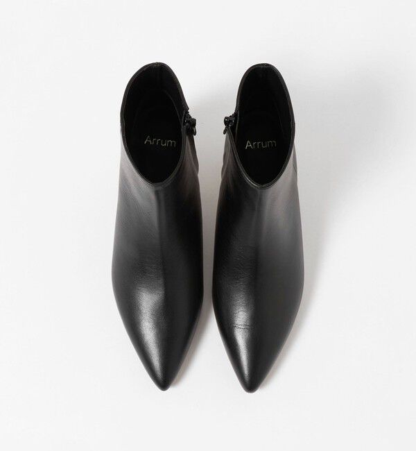 BEAUTY&YOUTH UNITED ARROWS「＜Arrum＞レザー ポインテッド ショートブーツ」|ロングブーツ|