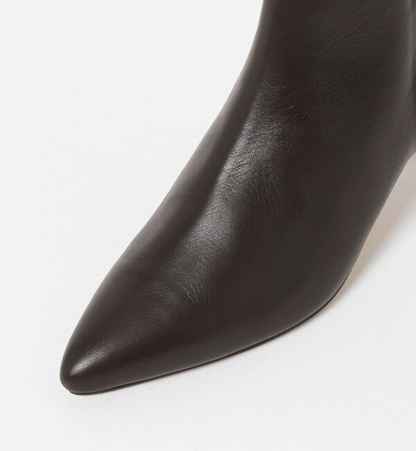 BEAUTY&YOUTH UNITED ARROWS「＜Arrum＞レザー ポインテッド ショートブーツ」|ロングブーツ|