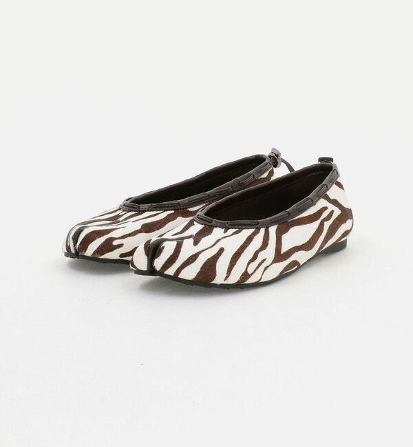 BEAUTY&YOUTH UNITED ARROWS「＜PAES＞ゼブラ ストリング フラットシューズ」|バレエシューズ|