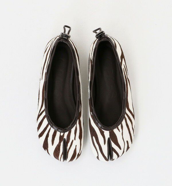BEAUTY&YOUTH UNITED ARROWS「＜PAES＞ゼブラ ストリング フラットシューズ」|バレエシューズ|