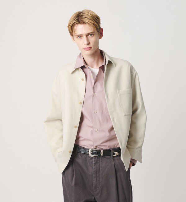 BEAUTY&YOUTH UNITED ARROWS「HI-LINE スリーク ウール コットン オーバー シャツ」|シャツ・ブラウス|