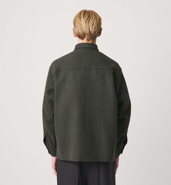 BEAUTY&YOUTH UNITED ARROWS「HI-LINE スリーク ウール コットン オーバー シャツ」|シャツ・ブラウス|