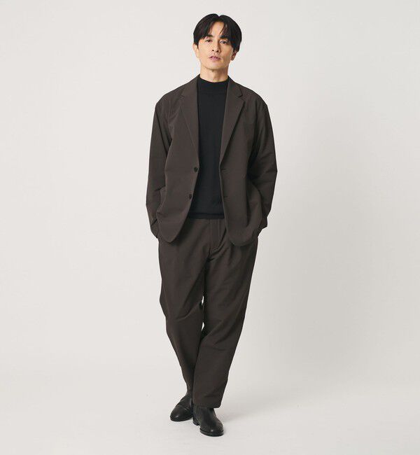 BEAUTY&YOUTH UNITED ARROWS「KOMATSU PACK URK リラックス ジャケット ストレッチ セットアップ対応 裏起毛」|テーラードジャケット|