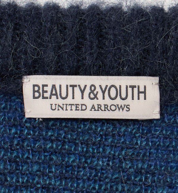 BEAUTY&YOUTH UNITED ARROWS「シャギー アーガイル Vネック ニット」|ニット・セーター|