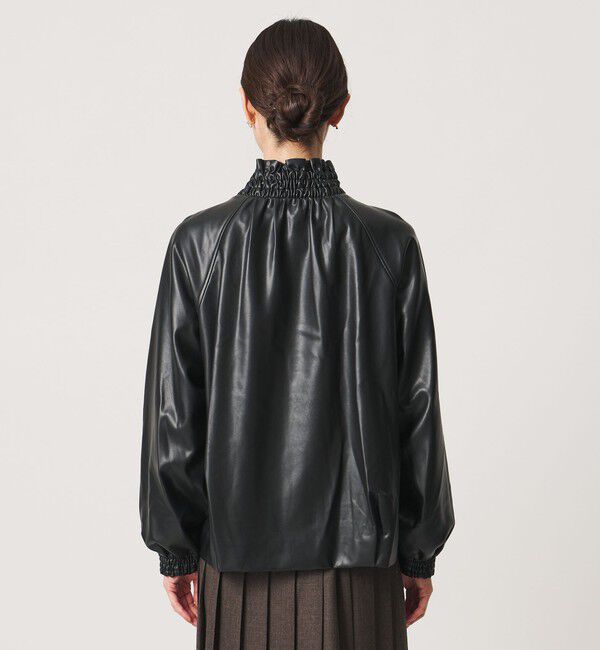 UNITED ARROWS「＜MARILYN MOON＞レザーライク ミドル ブルゾン」|その他|
