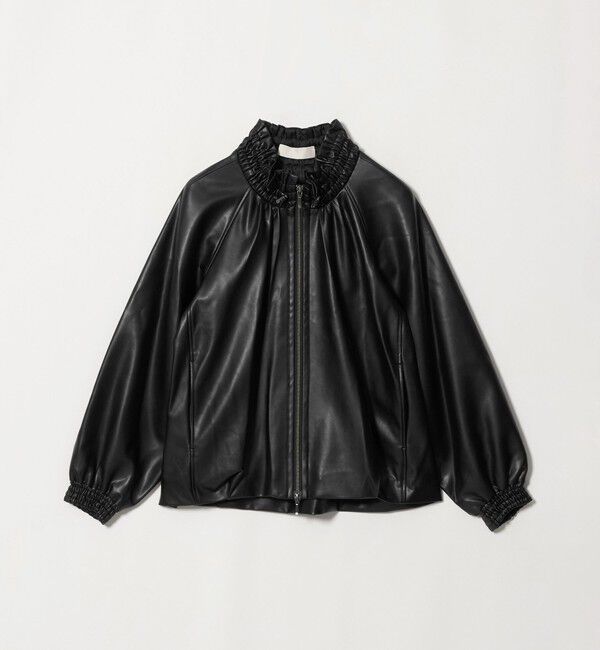 UNITED ARROWS「＜MARILYN MOON＞レザーライク ミドル ブルゾン」|その他|