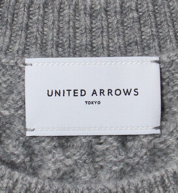UNITED ARROWS「ケーブル クルーネック ニット」|ニット・セーター|