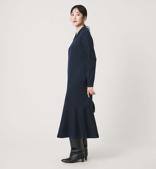 UNITED ARROWS「ポロニット ワンピース」|ワンピース|