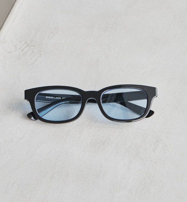 UNITED ARROWS green label relaxing「GLR スクエア ウェリントン ファッション用グラス」|サングラス|LT.BLUE
