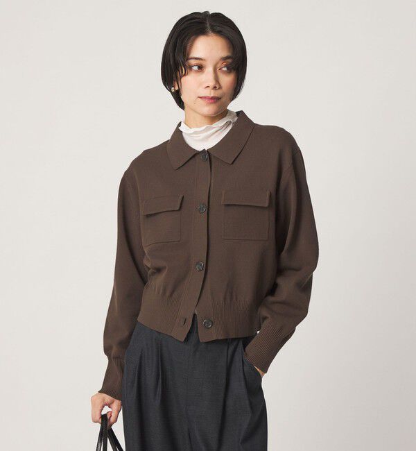 UNITED ARROWS green label relaxing「ポロニット カーディガン」|カーディガン|