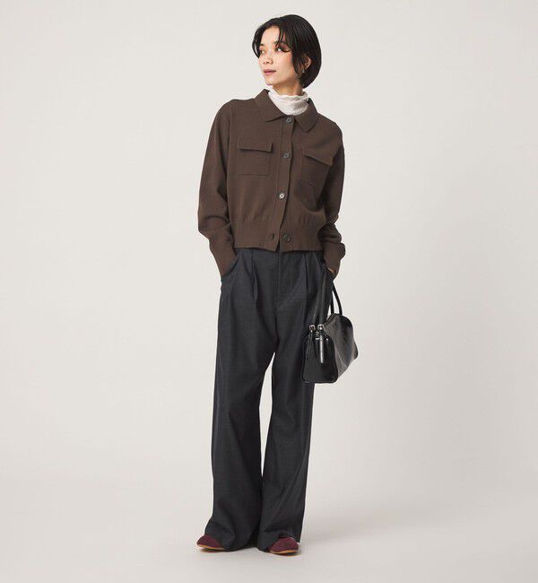 UNITED ARROWS green label relaxing「ポロニット カーディガン」|カーディガン|